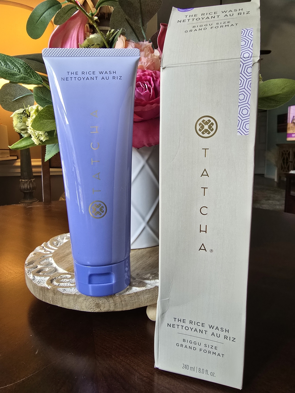 Tatcha The Rice Wash BIGGU SIZE 240ml/8floz NIB